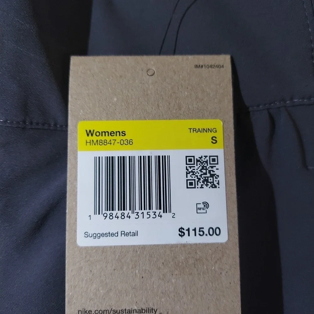 $115 Nike Women's Size S 24.7 Perfect Stretch High-Waisted Barrel-Leg Pants - Picture 6 of 6